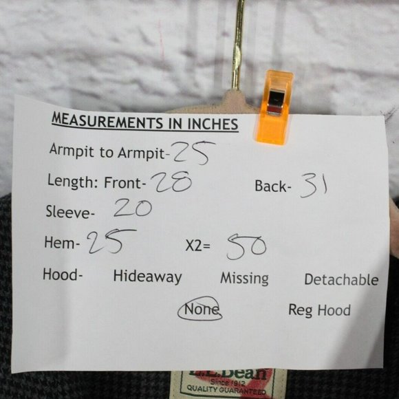 LL Bean Black Cotton Flannel Lined Slightly Fitted Button-Down Shirt Size L - Picture 8 of 8